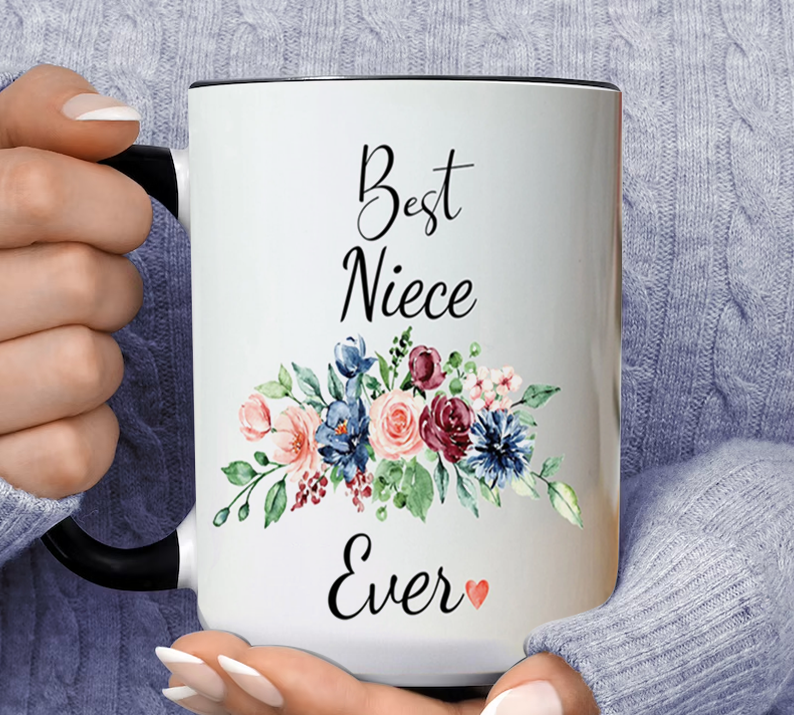 Best Niece Ever Inner Color Accent Mug 11oz Coffee Tea Cup