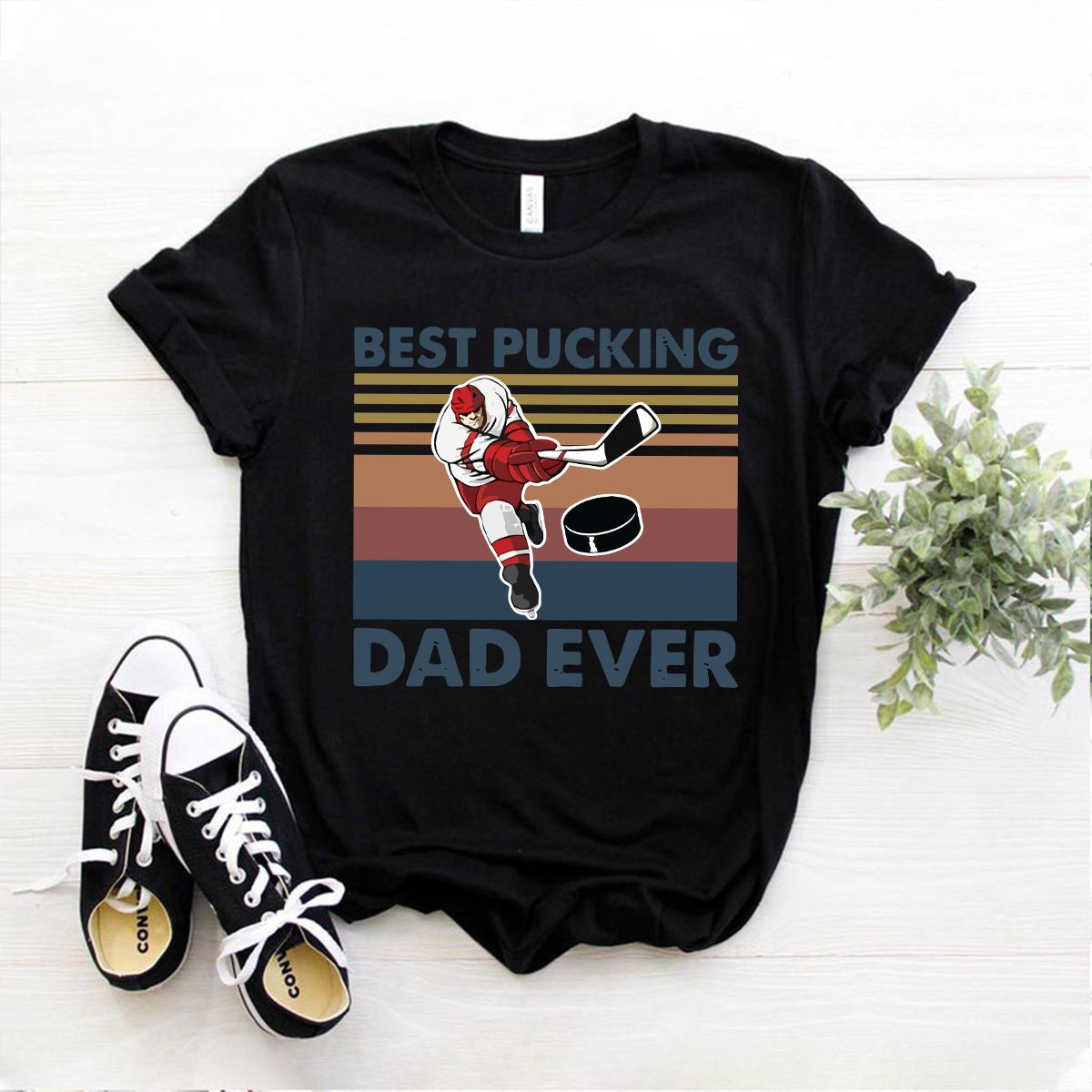 Best Pucking Dad Ever Cotton For Father's Day T Shirt Black Unisex S-6XL