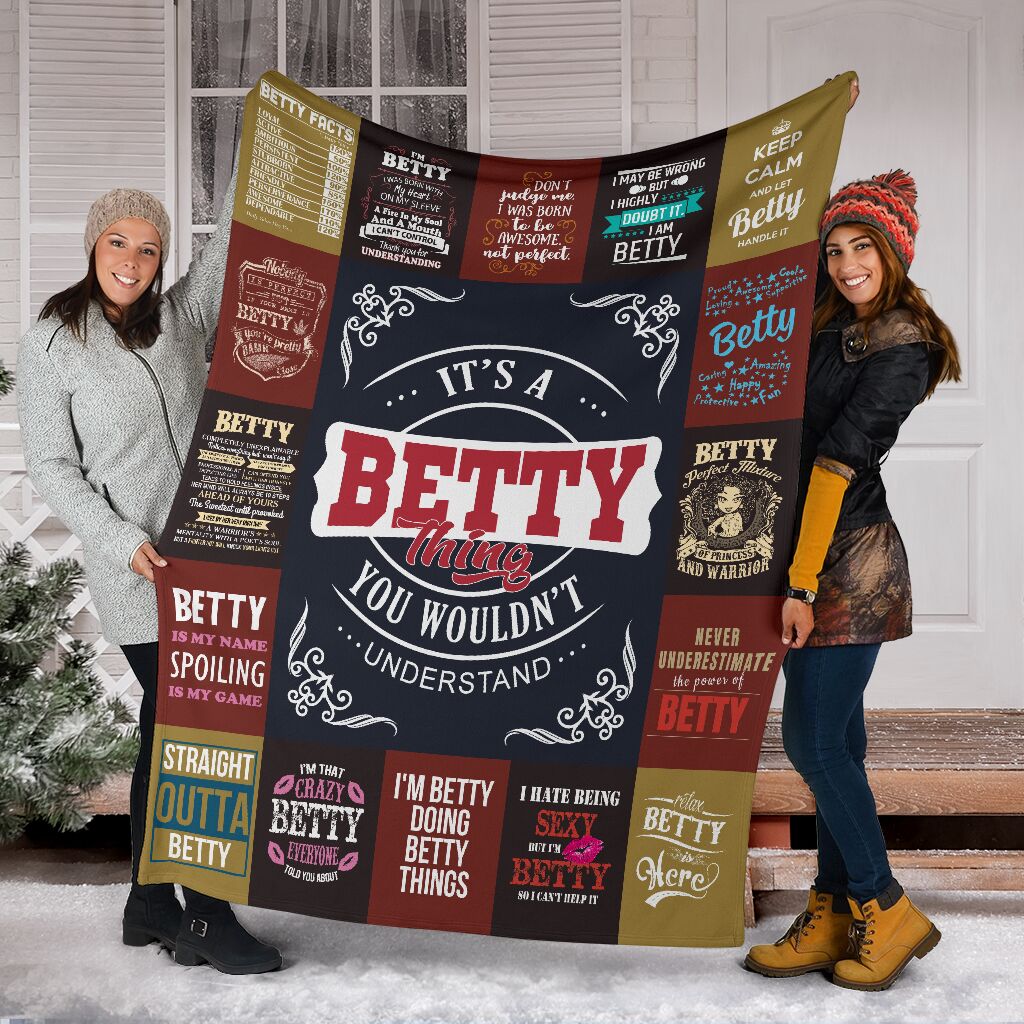 Betty Premium Fleece Blanket