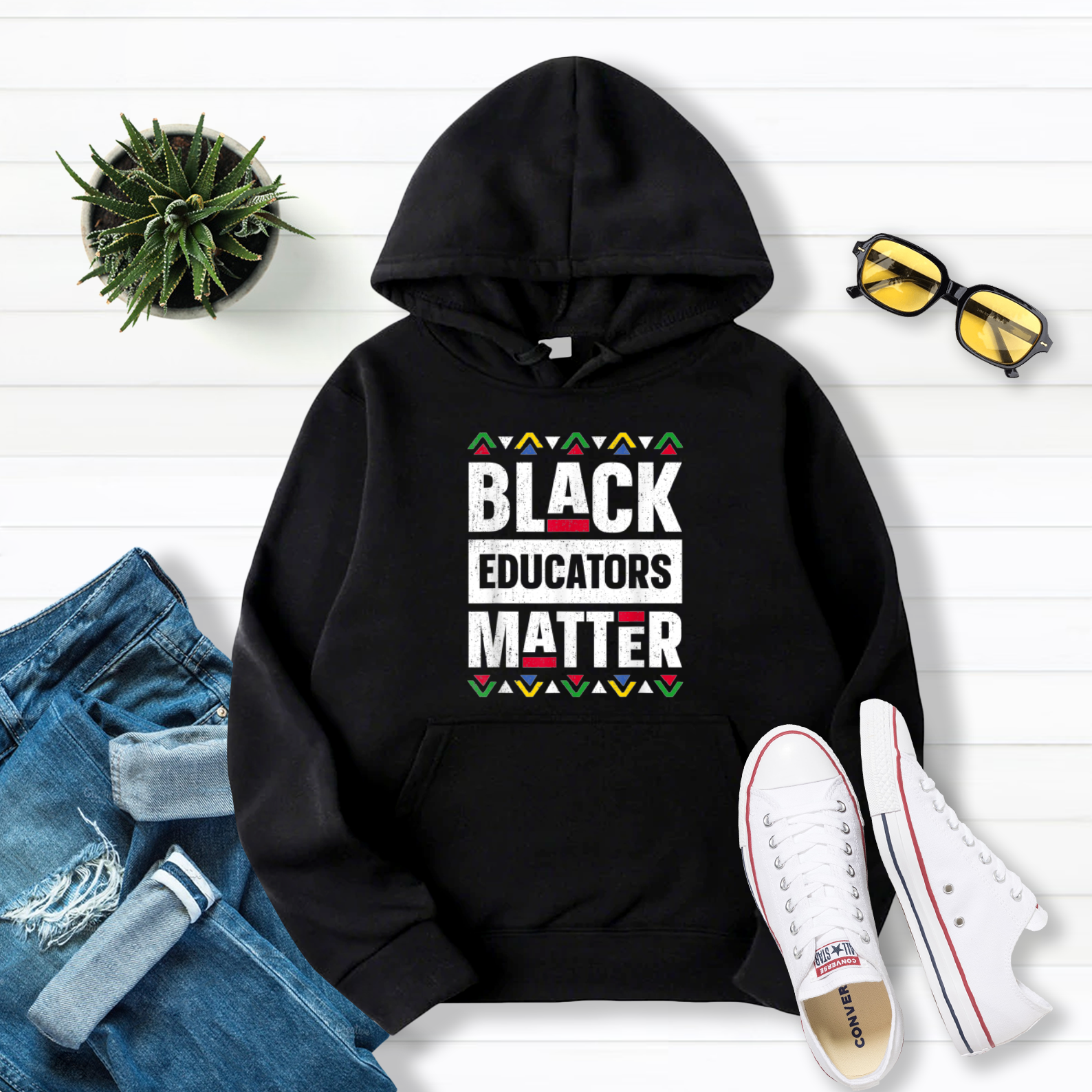 Black Educators Matter Hoodie Teacher Black History Month Pullover Hoodie Black S-5XL