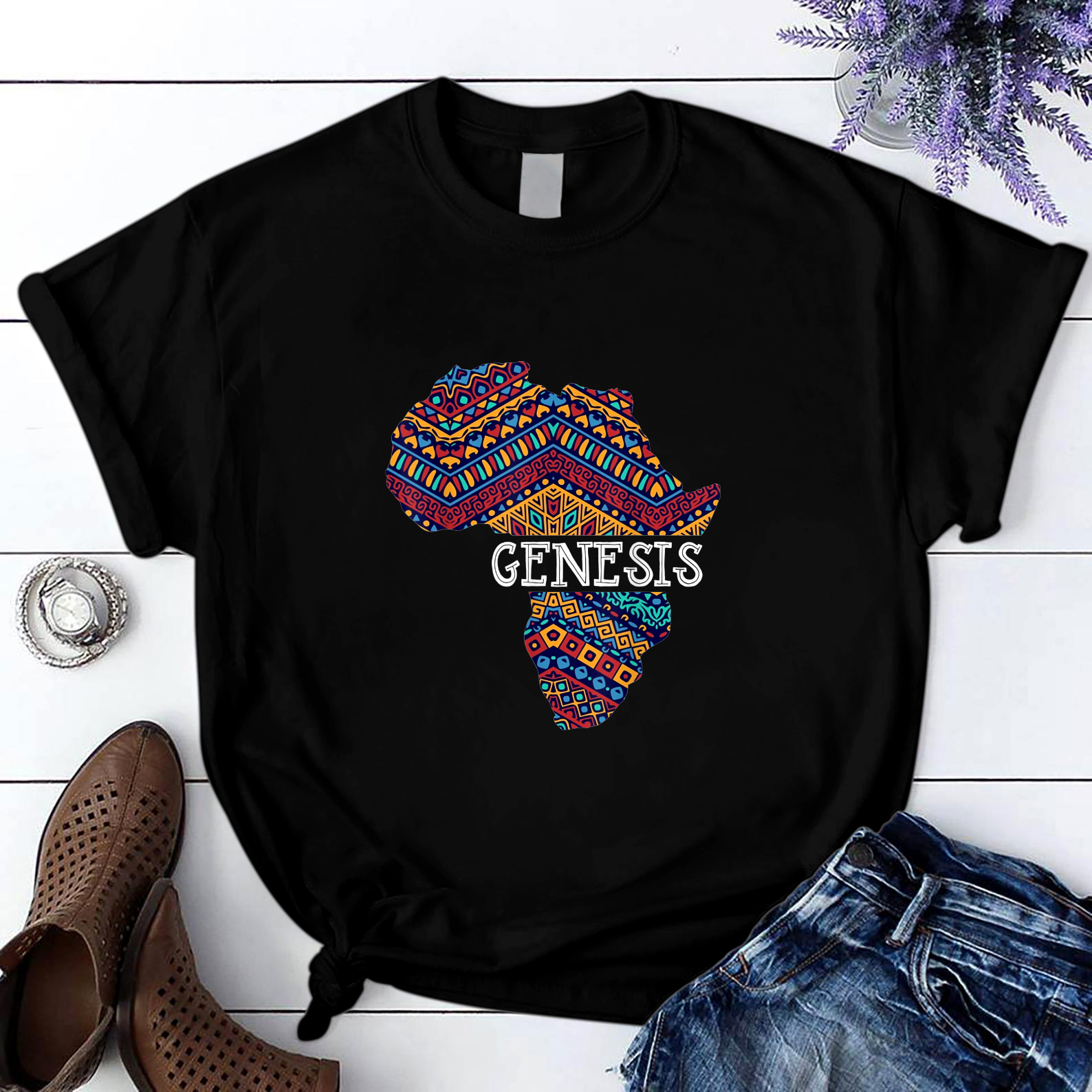 Black History Month Genesis Gift T Shirt Black Unisex S-6XL