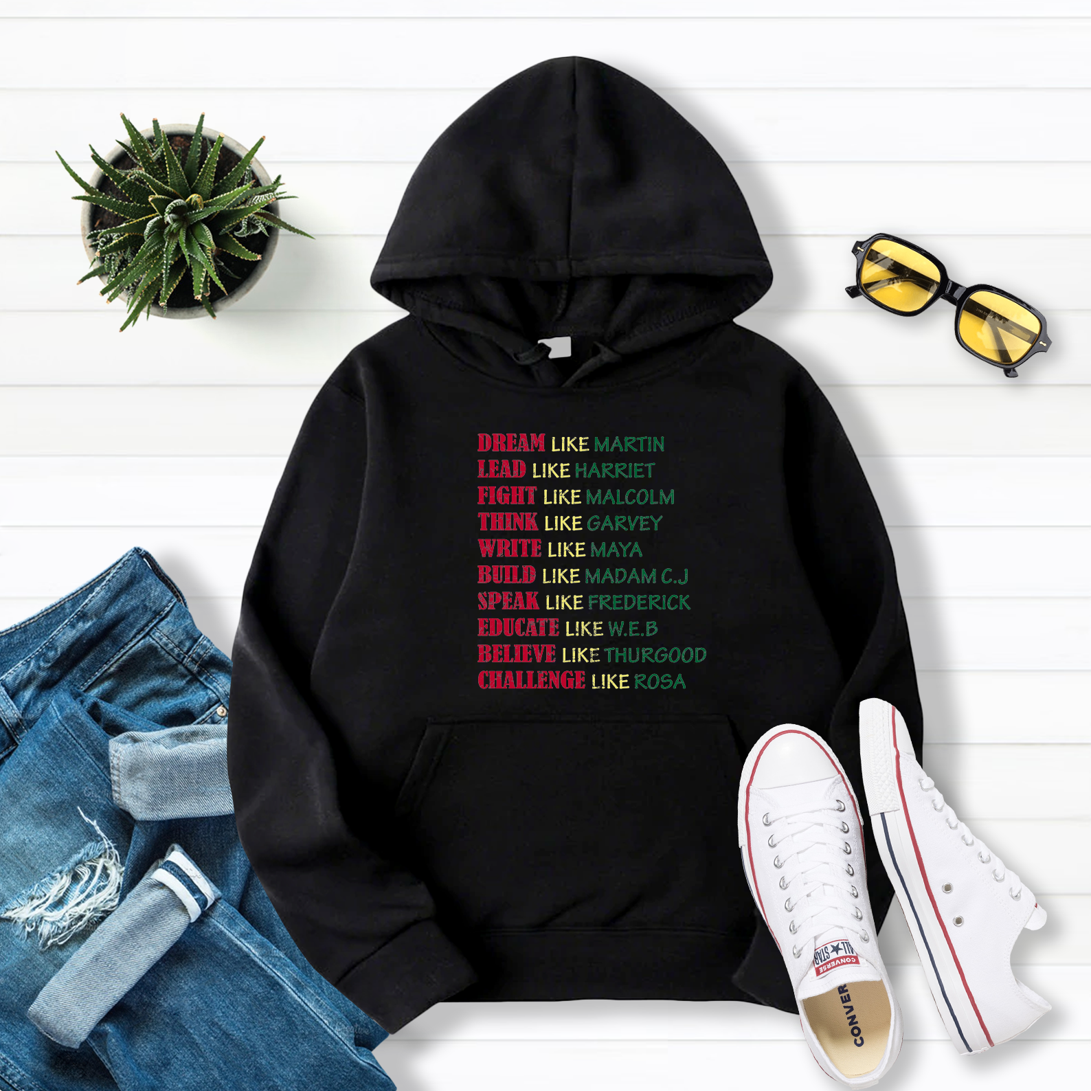 Black history month Hoodie Pullover Hoodie Black S-5XL