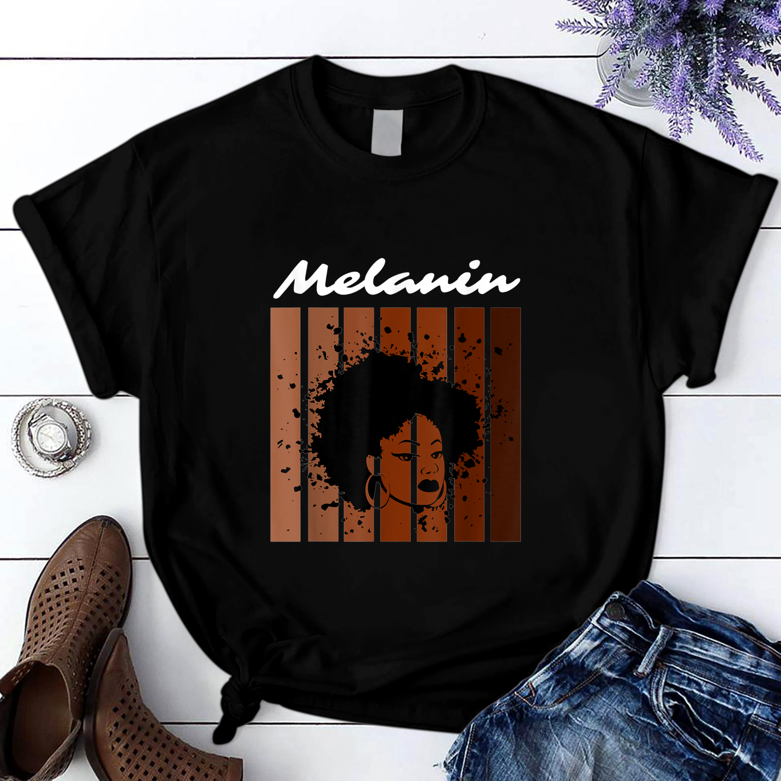 Black Pride Melanin Civil Rights Black History Month T Shirt Black Unisex S-6XL