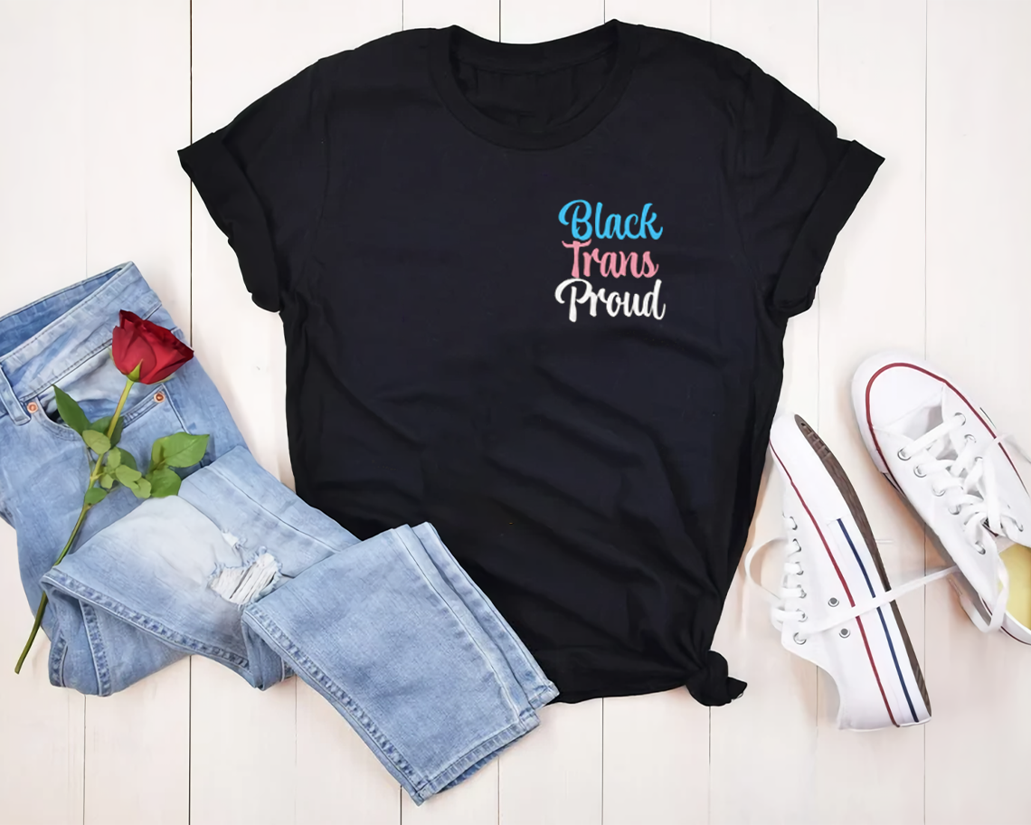 Black Proud Pride Gender Lgbt T-shirt Unisex S-6xl