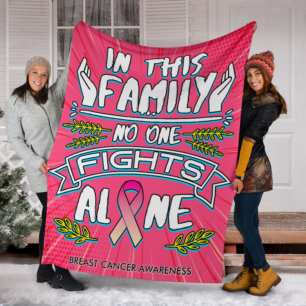 Blanketfy Fight For Breast Cancer 03 Fleece Blanket