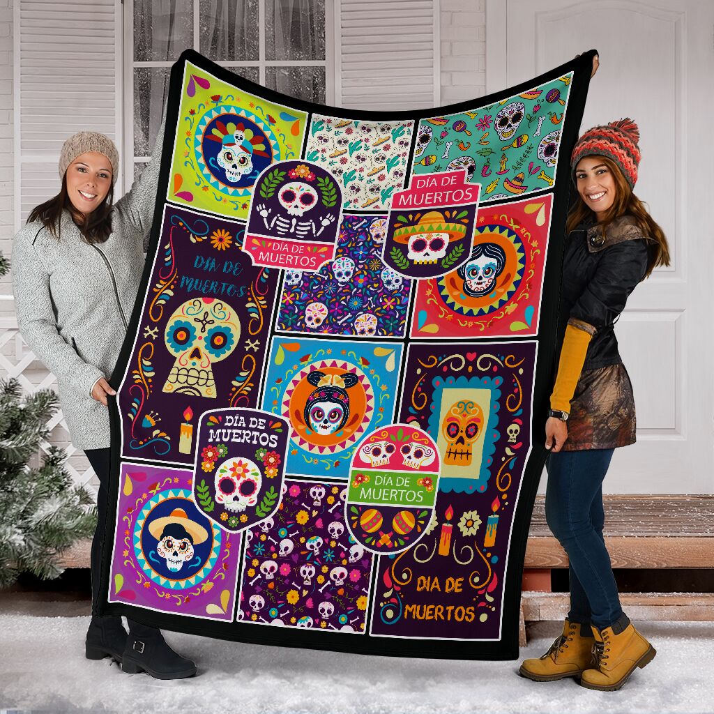 Blanketfy Skull 05 Fleece Blanket