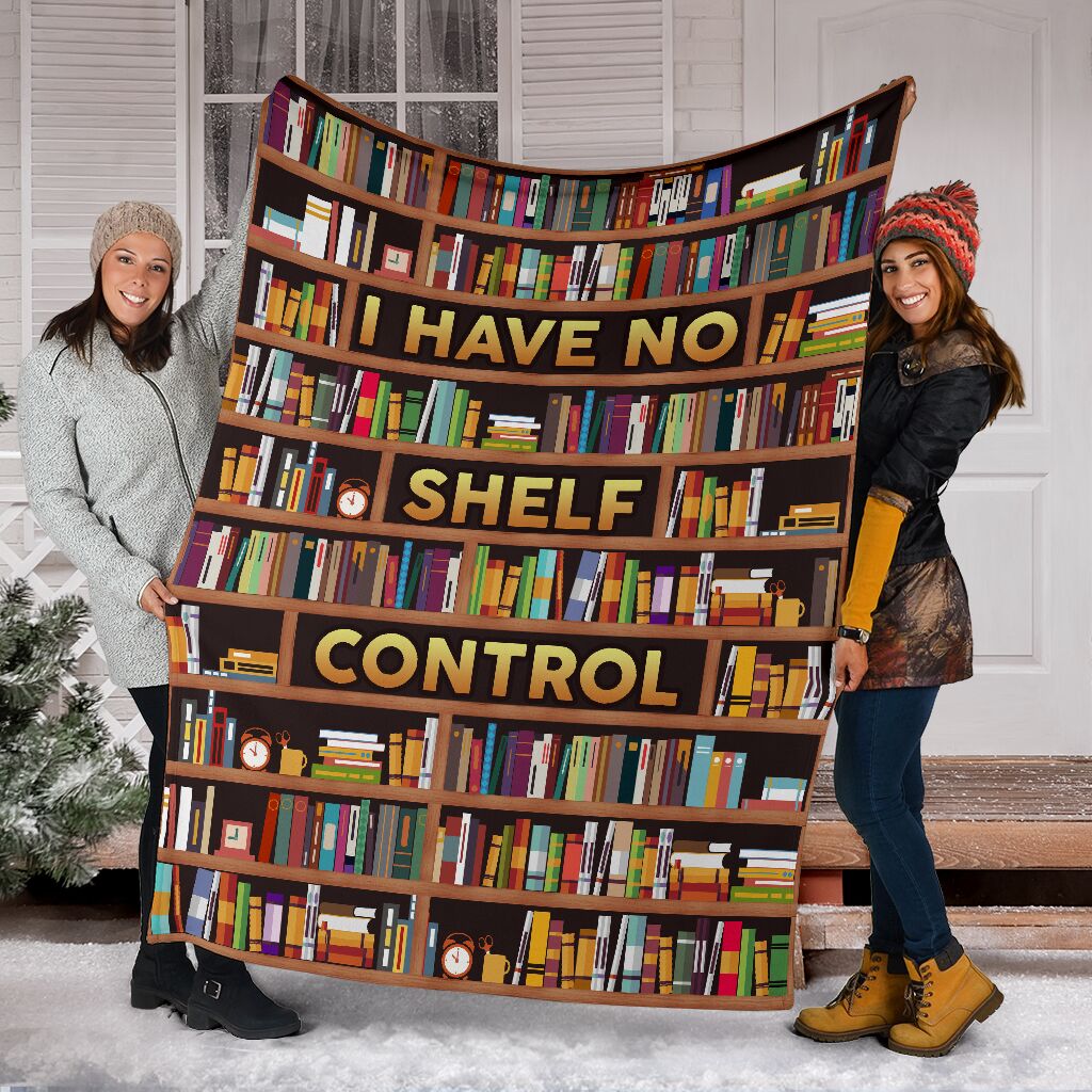 Book I Have No Shelf Control Pre Fleece Blanket