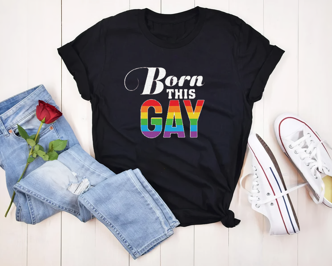 Born This Gay Pride Gay Lgbt T-shirt Unisex S-6xl