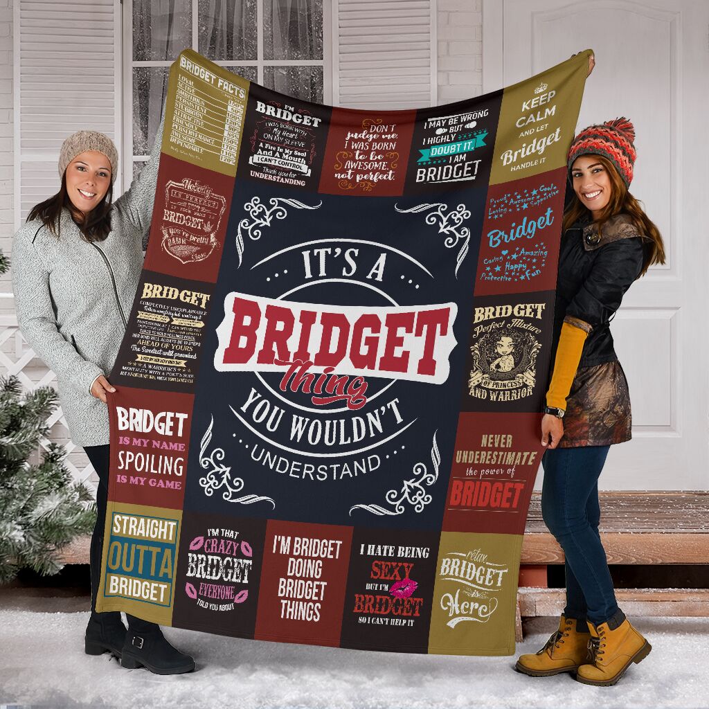 Bridget Premium Fleece Blanket