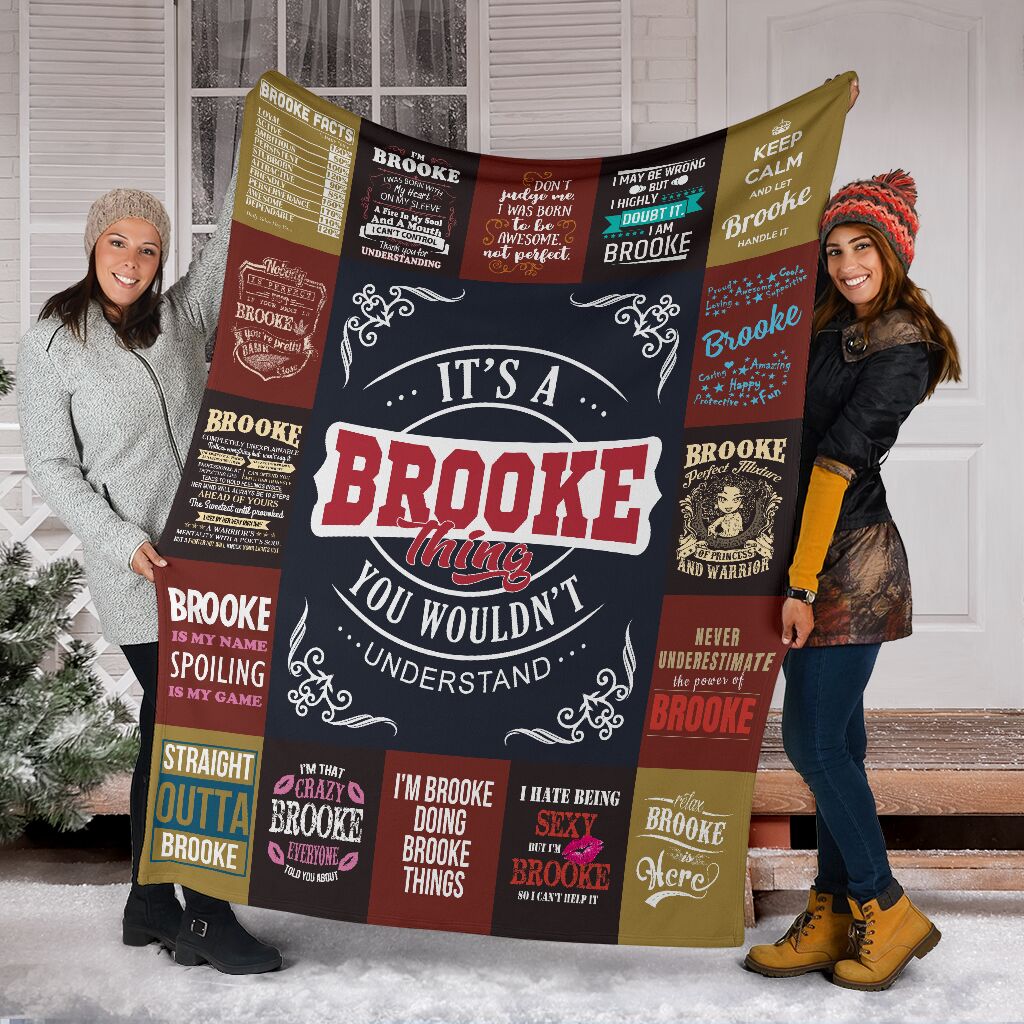 Brooke Premium Fleece Blanket