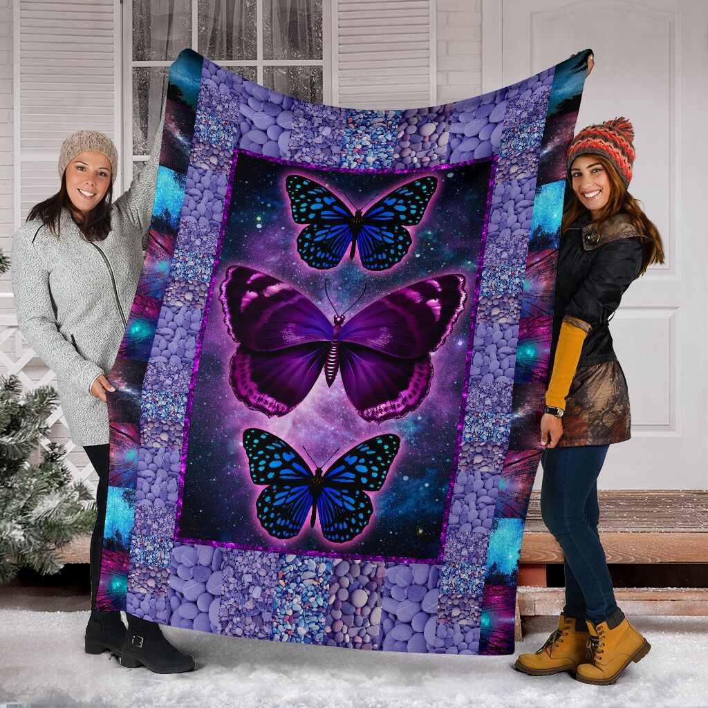 Butterfly Blacket Fleece Blanket