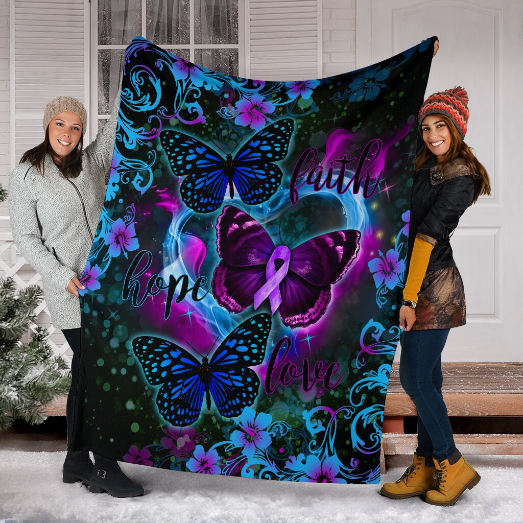 Butterfly Fleece Blanket