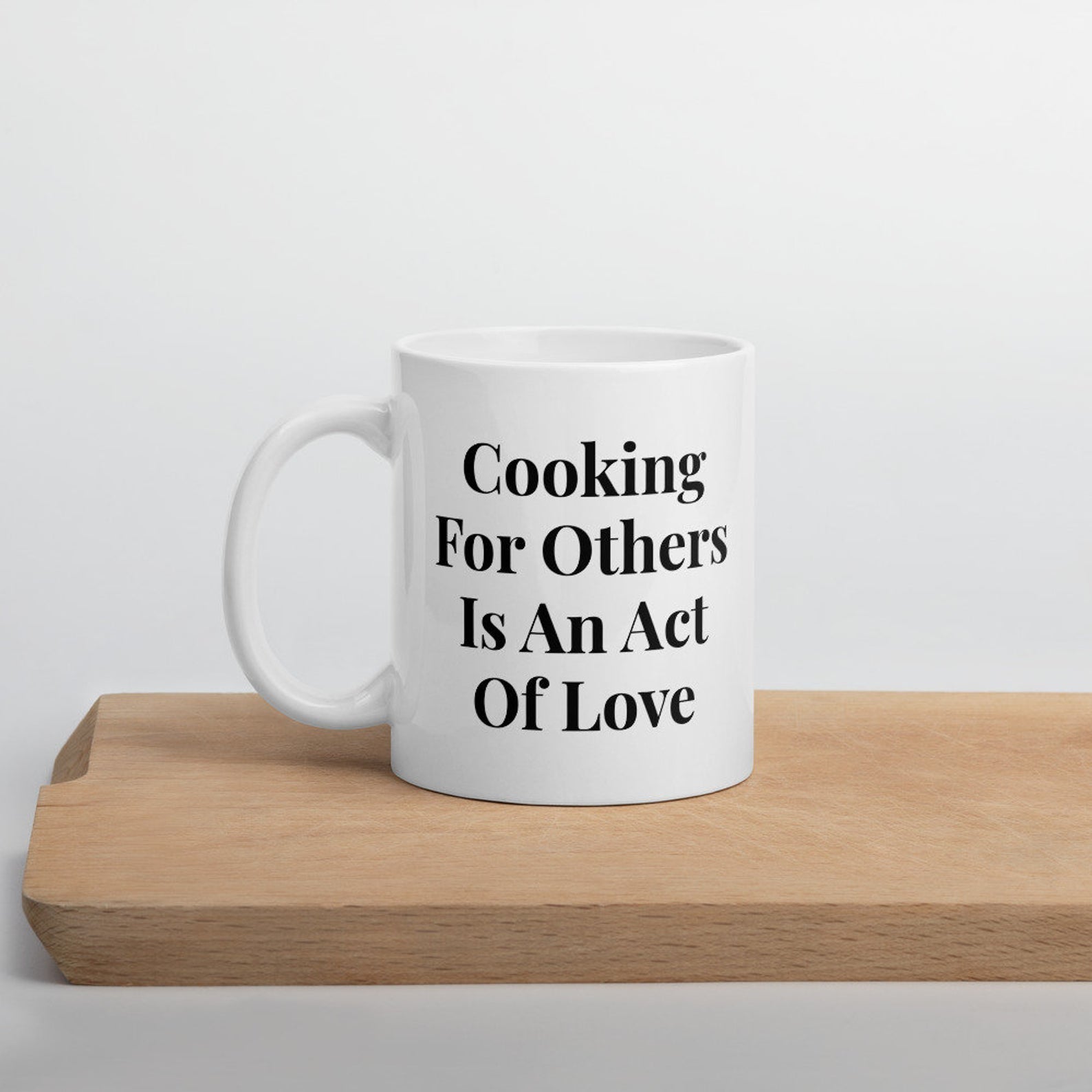 Chef Cooking For Others Is An Act Of Love Mug White Ceramic 11-15Oz Coffee Tea Cup