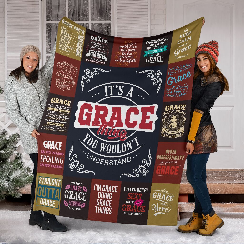 Grace Premium Fleece Blanket