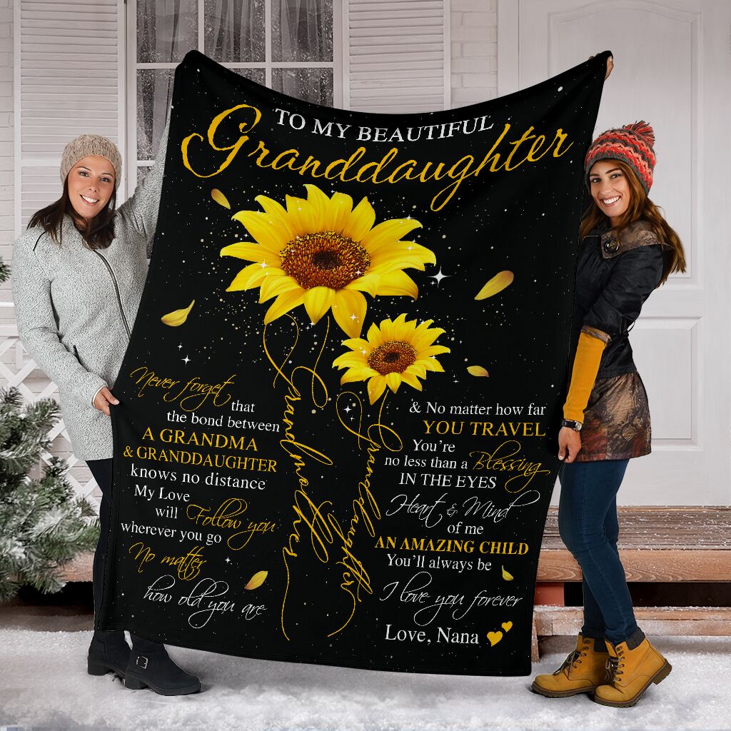 Granddaughter Fleece Blanket Bf1711