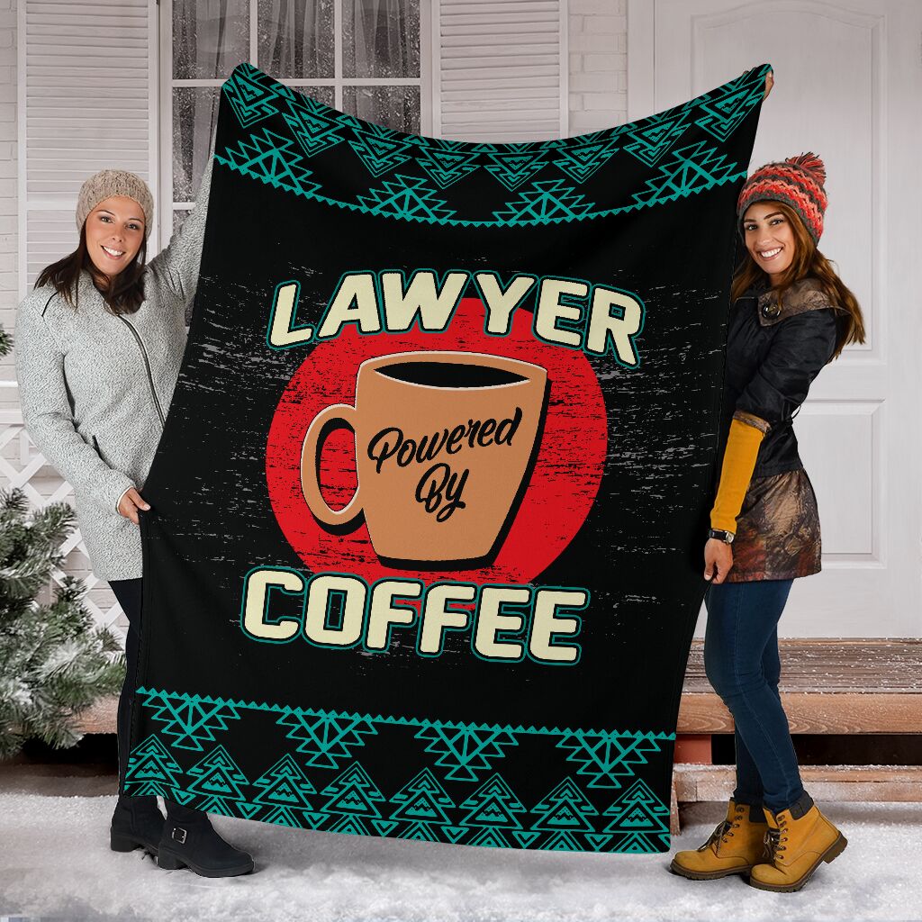 Lawyer Coffee Fleece Blanket