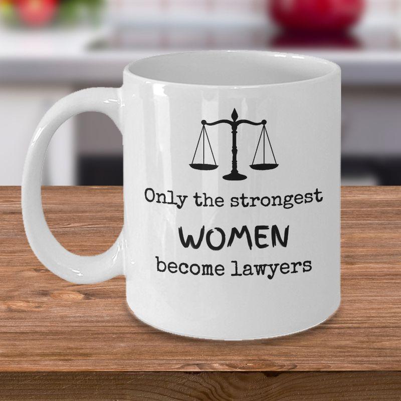 Lawyer Female Advocate Coffee Mug White Ceramic 11-15oz Coffee Tea Cup