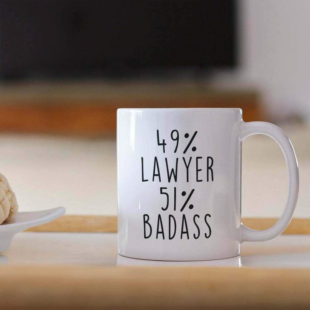 Lawyer Lawyer For Lawyer Birthday Lawyer Present Mug White Ceramic 11-15oz Coffee Tea Cup