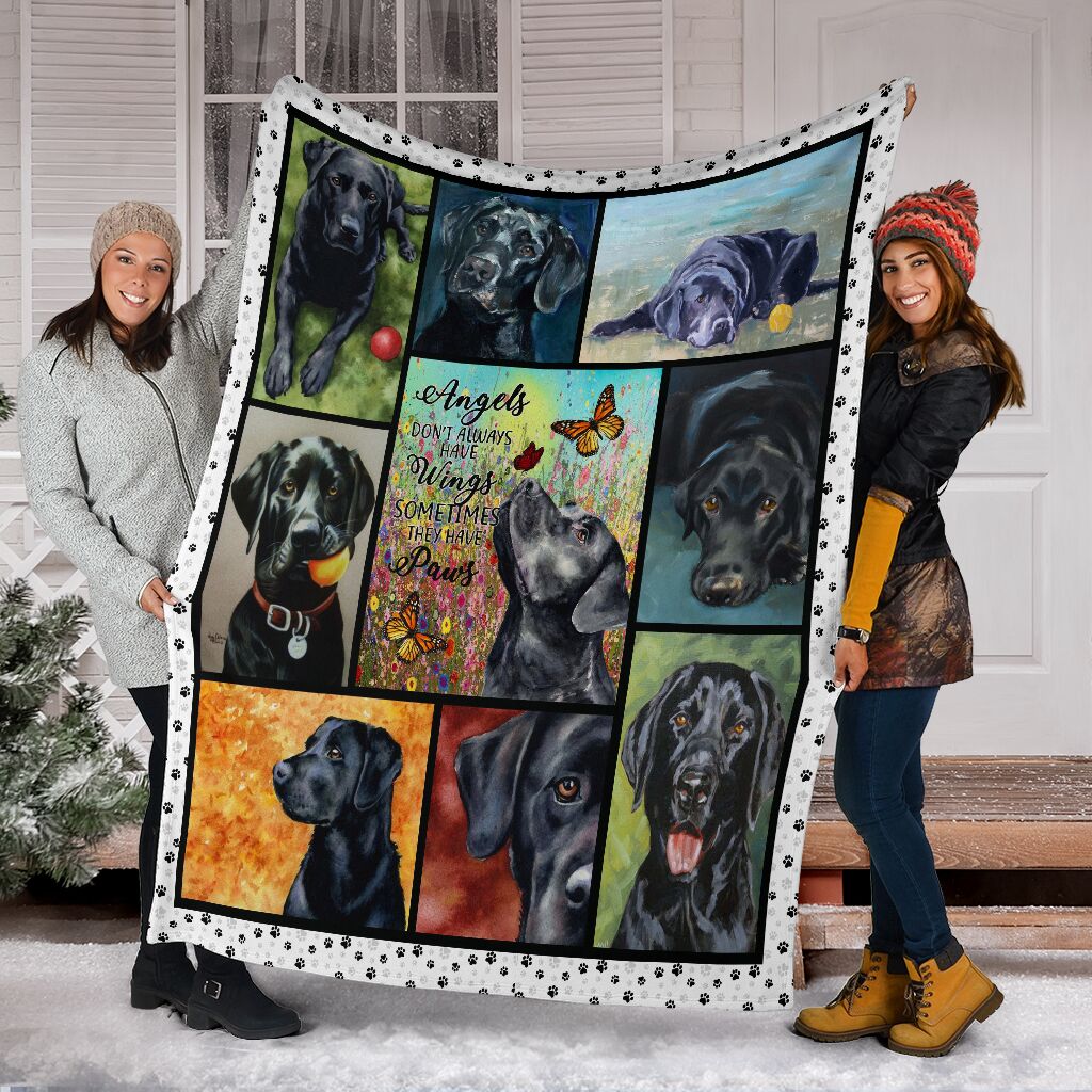 Lovely Black Fleece Blanket