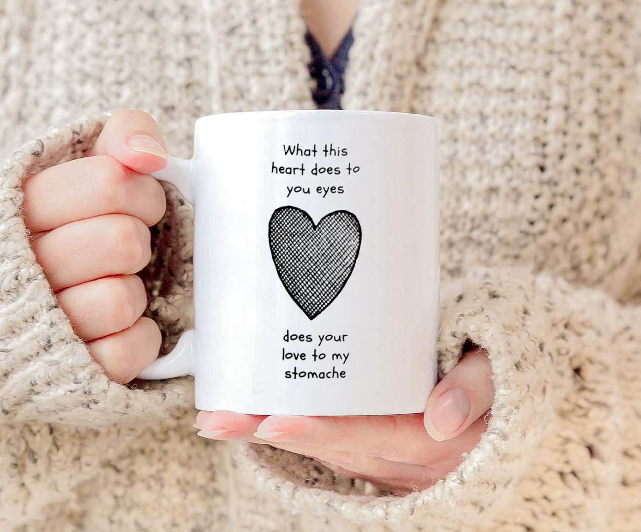 Relationship Gifts Valentine Gift Valentine'S Day Mug White Ceramic 11-15oz Coffee Tea Cup