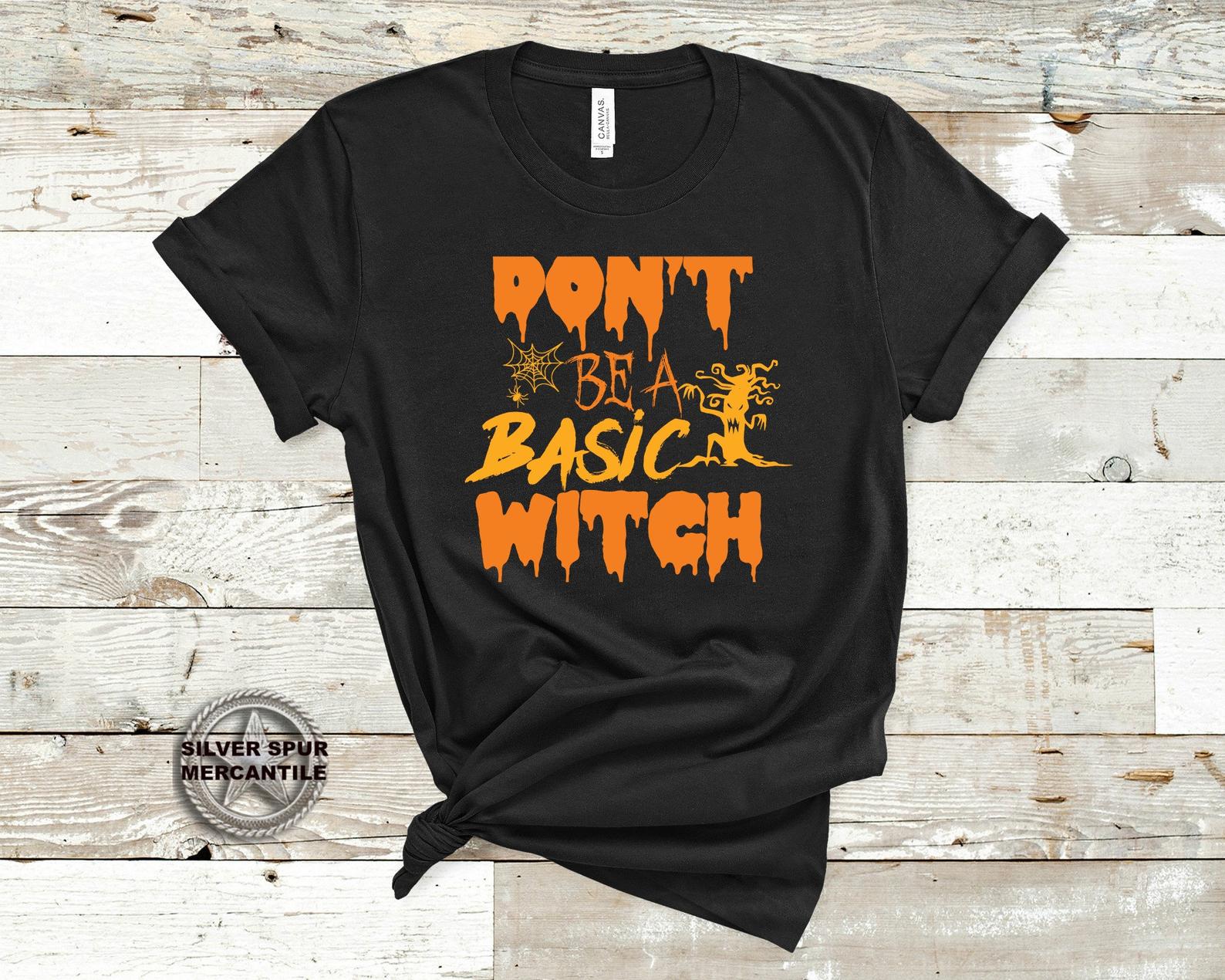 Witch Halloween T Shirt Black Unisex S-6XL